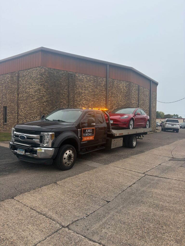 Long distance towing in Minnesota by AMG Towing LLC