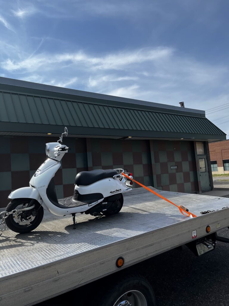 Motorcycle and scooter towing in Minneapolis by AMG Towing LLC